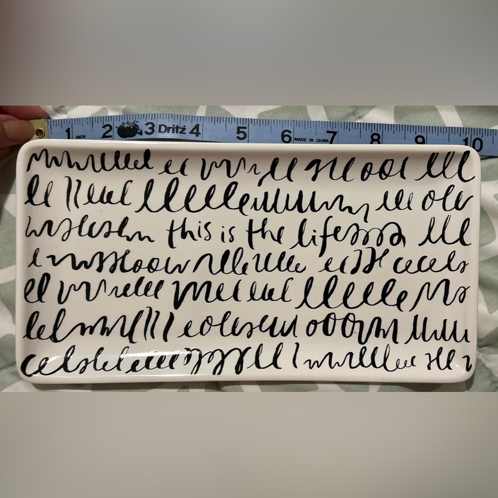 Kate Spade jewelry plate